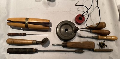 Lot Tools For Antique Clock, Watch, Jewelry Repair