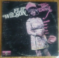 FLIP WILSON - THE DEVIL MADE ME BUY THIS DRESS - LITTLE DAVID LP - (FAIR/FAIR)