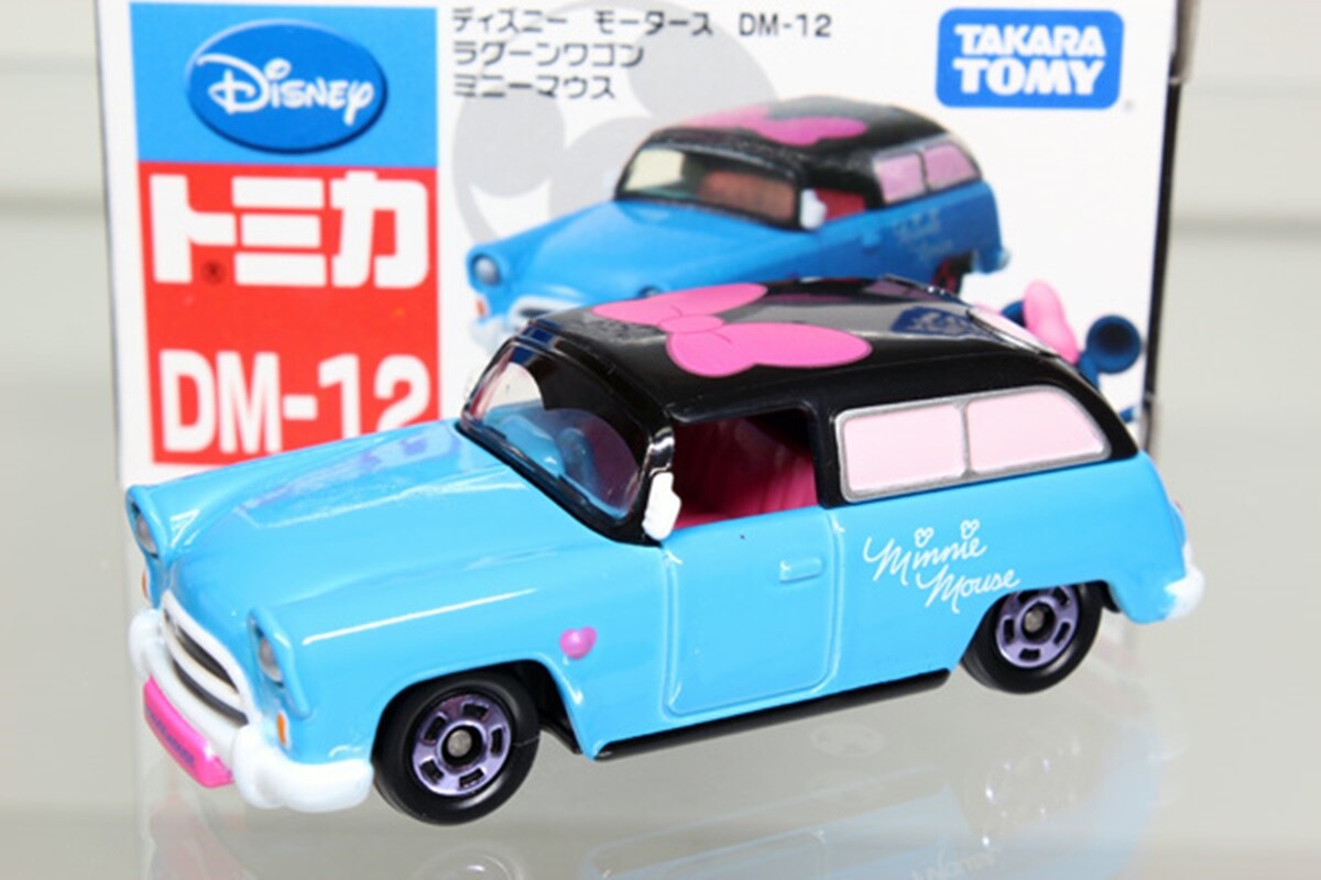 Tomy Tomica Disney Motors DM-12 Lagoon Wagon Minnie Mouse Car