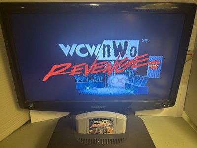WCW nWo Revenge (Nintendo 64, 1998) N64 Wrestling Game,Works, Fast Shipping!