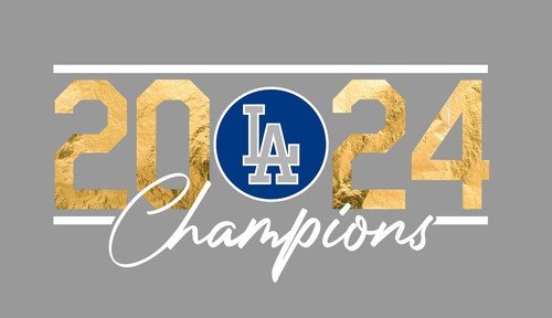 10-01 2024 Dodgers Champions GOLD Logo LA car Window vinyl decal Los Angeles - 第 8/8 張圖片