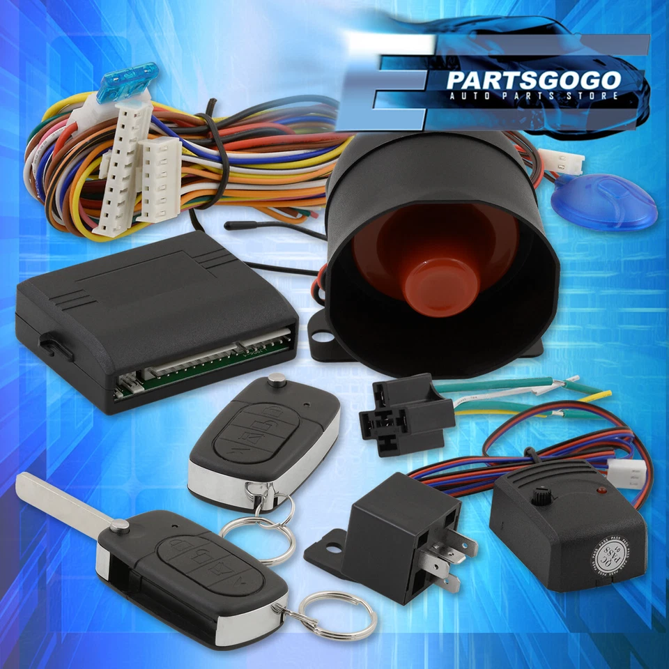 For Mazda One Way Car Security Alarm System Flip Style Key Fobs Remote Controls Foto 3 de 3