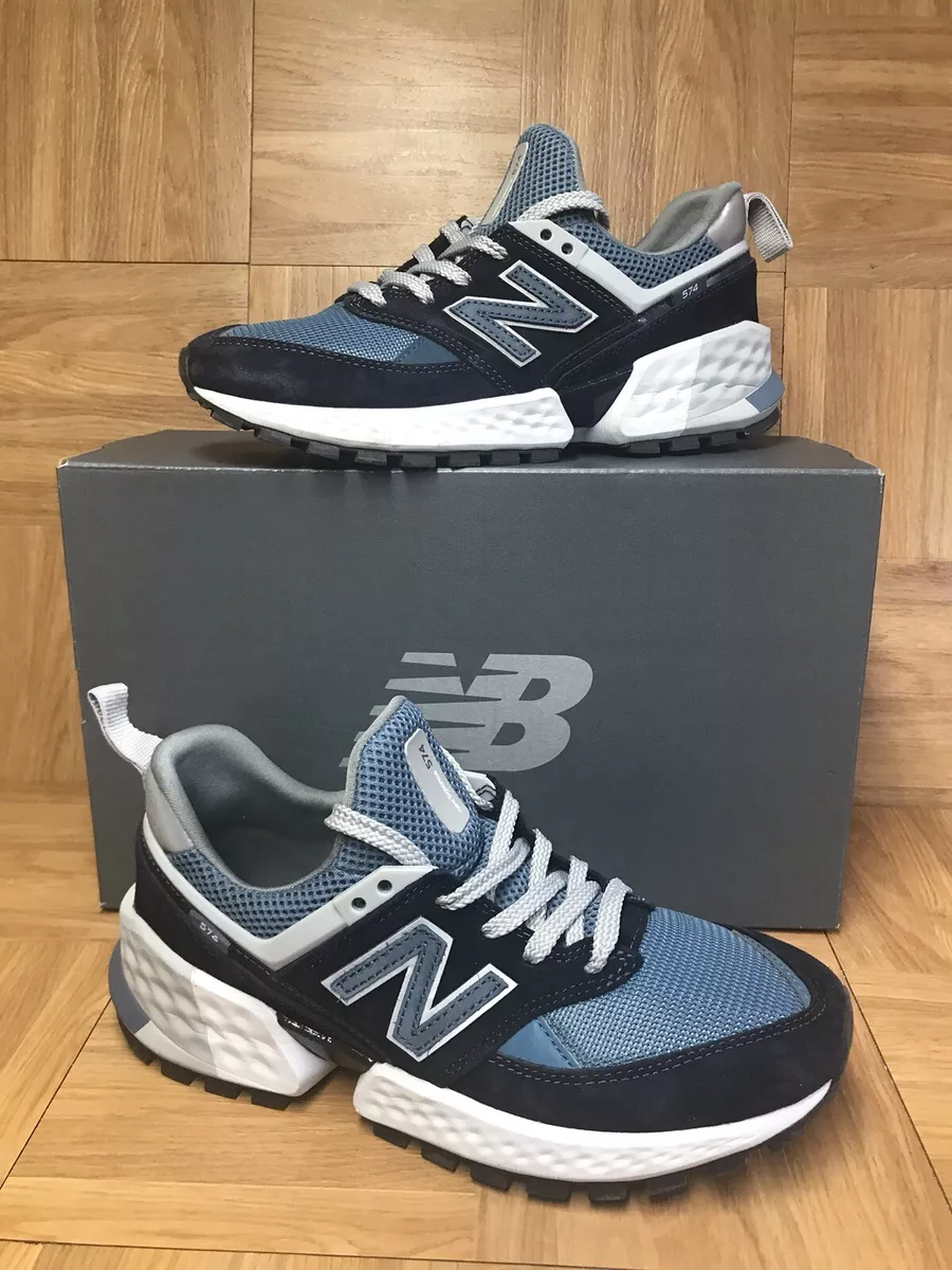 Knorrig Millimeter Vete RARE🔥 New Balance 574 Black Blue White Grey Fresh Foam Sz 6.5 MS574EDC  Men&#039;s LE | eBay