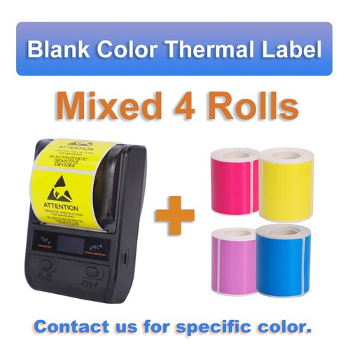 Barcode QR Code Clothe Jewelry Price Tag Printer Bluetooth Connection PC Printer - Picture 16 of 35