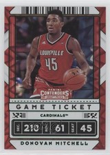 2020 Contenders Draft Picks Game Ticket Green Explosion Donovan Mitchell #43 4l3