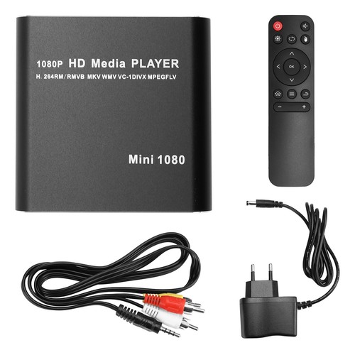 MKV 264 HDD Multimedia Player Full 1080P USB Media Player mit Media Bo3221 - Bild 1 von 7