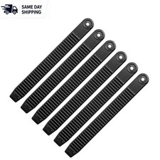 6 Black Snowboard Ankle Ladder Strap Bindings for Maximum Performance Security
