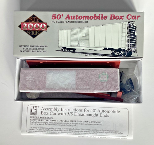 LIFE LIKE PROTO 2000 1/87 HO C.N.R. 50' AUTOMOBILE BOX CAR RD. #551005 NIB 84458 | Zustand: New