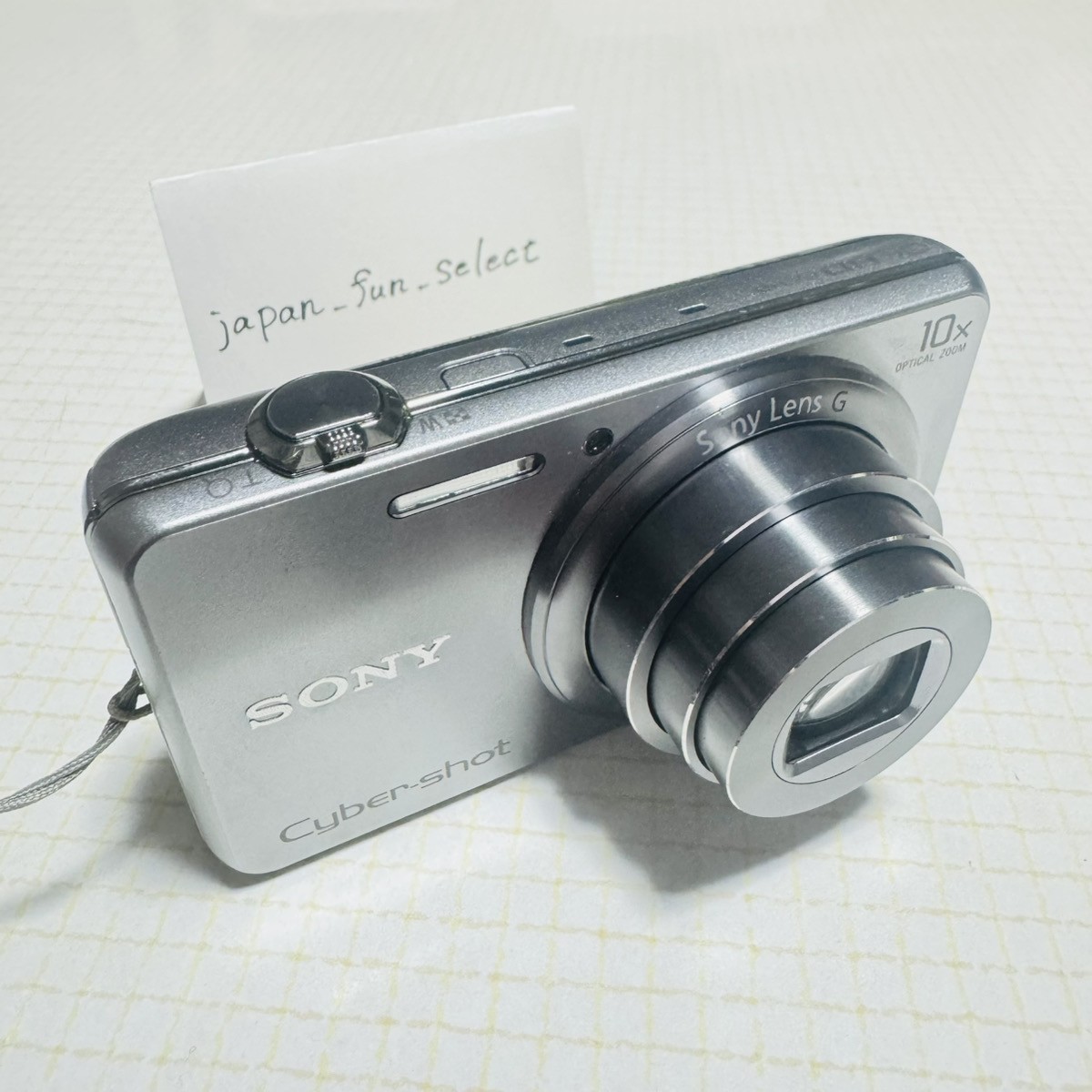 SONY Cyber Shot DSC-WX200 Silver Digital Camera 10x Zoom 18.2MP