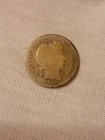 1901-S San Francisco Mint Silver Barber Dime, Better Date, Well Circulated