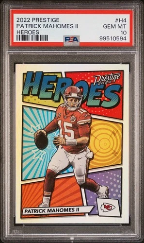 2022 Panini Prestige - Heroes Patrick Mahomes II #H-4 PSA 10