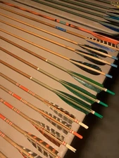 Traditional Archery Arrows Cedar.  22 Arrows