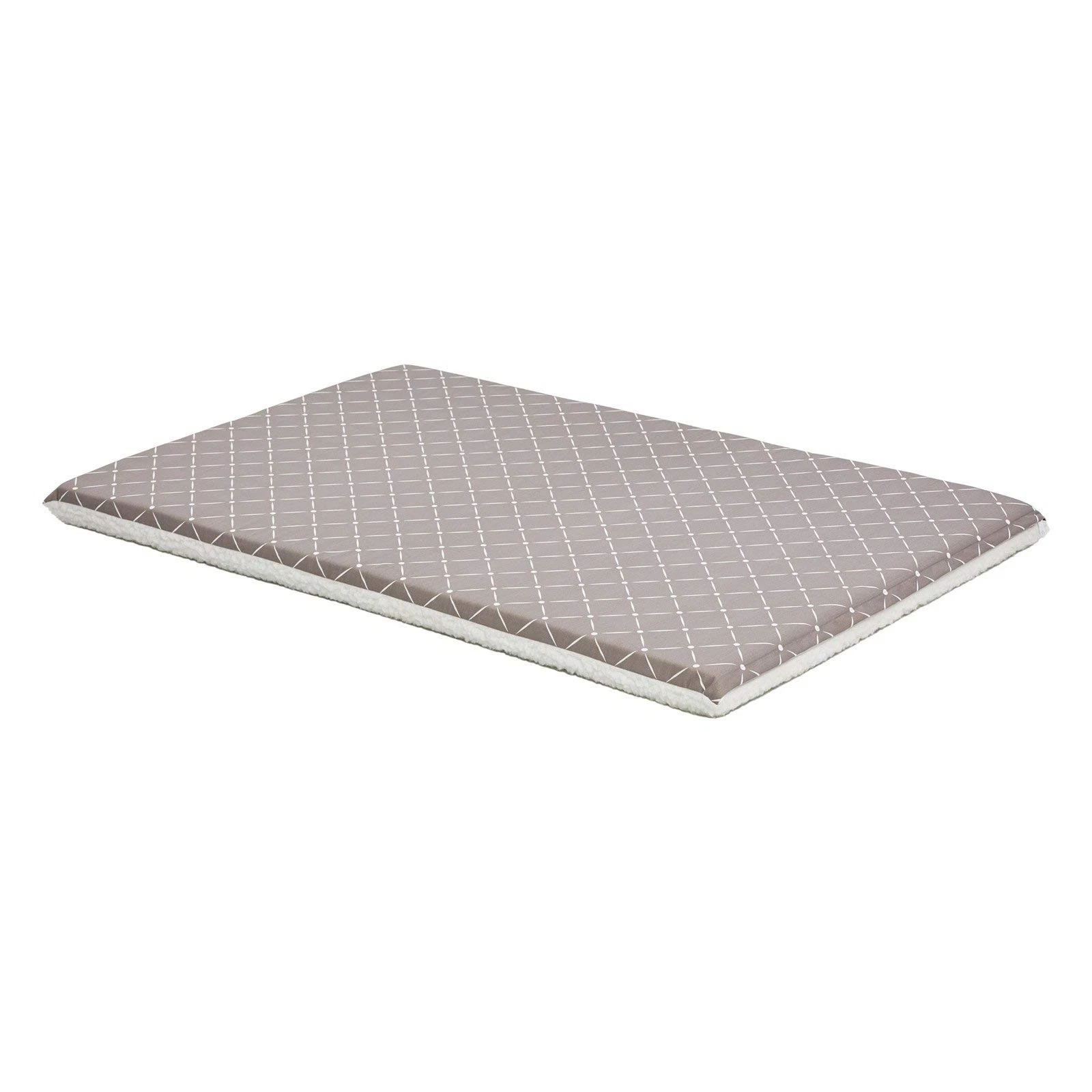 MidWest Homes for Pets Quiet Time Couture Paxton Pet Bed in Mushroom/Fleece with