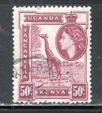 BRITISH KUT KENYA UGANDA TANGANYIKA AFRICA STAMPS  USED LOT 1993CJ