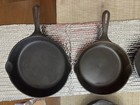 Set Of 5 Cast Iron Wagner Skillets Numbers 3, 5, 6 (x2), And 8 — photo 1