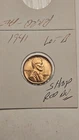 wheat penny 1941 LINCOLN CENT RED BU 1941-P NICE UNC RED LUSTER LOT #B