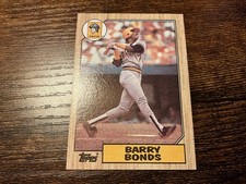 Topps 1987 Barry Bonds #320 Pittsburgh Pirates Baseball Card