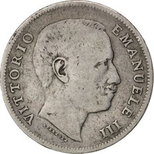 [#81258] Coin, Italy, Vittorio Emanuele III, Lira, 1905, Rome, VF, Silver, KM:32