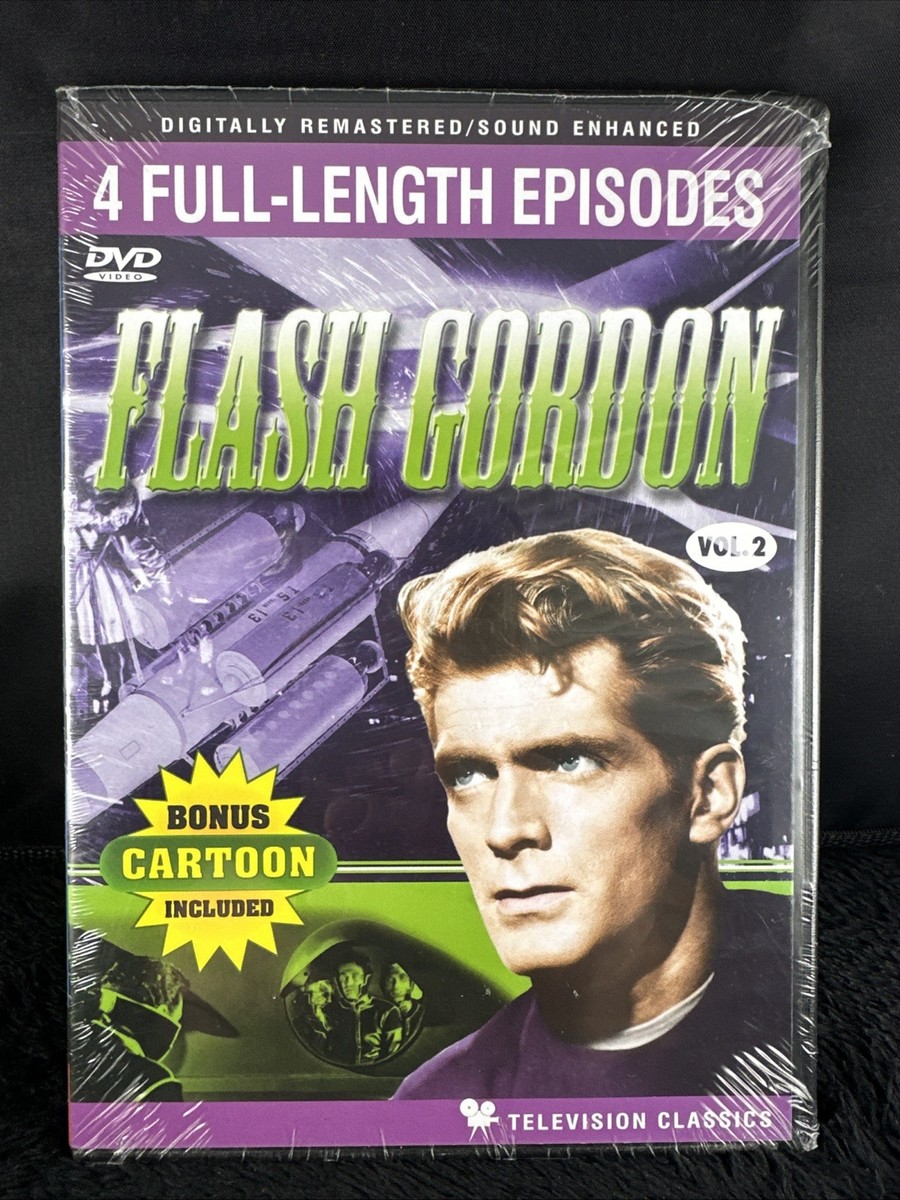 Flash Gordon Vol. 2 DVD 4 Full-length Episodes for sale online | eBay