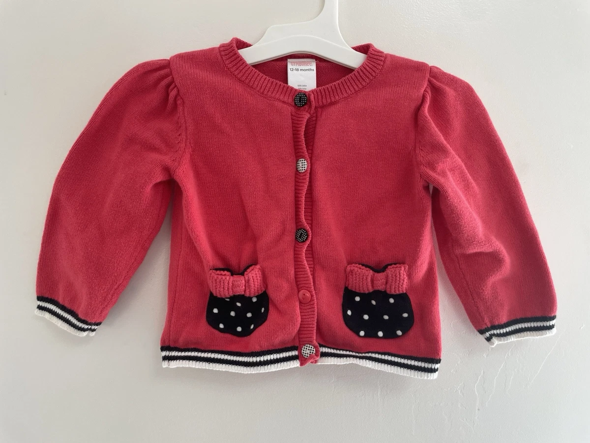 Gymboree Cardigan Manica Lunga Con Bottoni Per Bambine E Ragazze – Maglia Trecciata, Morbida E Accogliente, Colletto E Polsini A Coste - 3