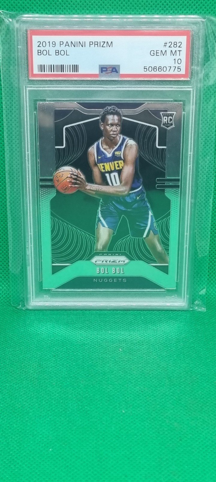 PSA 10 Gem Mint 2019-20 Panini Prizm - Rookie Bol Bol #282 (RC) Denver Nuggets