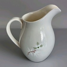 Vintage Royal Doulton Frost Pine Milk Jug Creamer Vgc