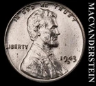 1943-D Lincoln Wheat Cent - Choice Gem Brilliant Unc  No Reserve  #L6114