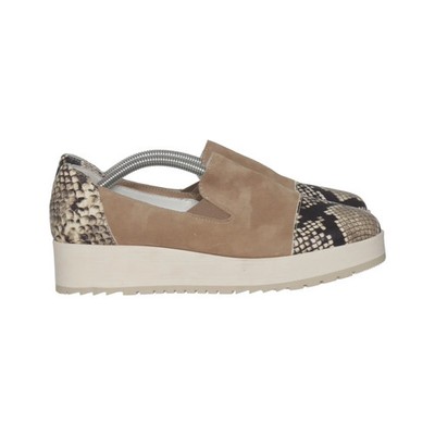 Kate Gray, Slipper, Größe: 40, Leder, Beige/Schwarz/Mehrfarbig, Damen #sRB