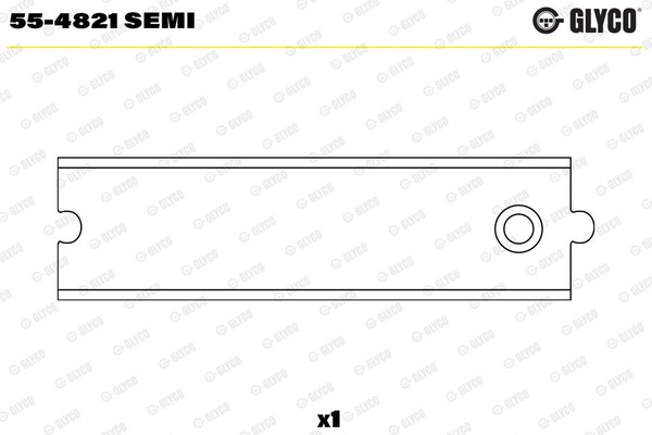 Lagerbuchse, Pleuel Glyco 55-4821 Semi Passend FüR Nissan Opel Renault-image