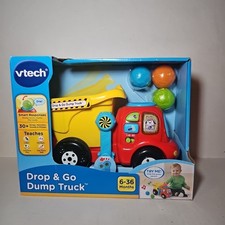 VTech Drop  Go Dump Truck Learning Toy Teaches Colors Numbers Lights Sounds NIB