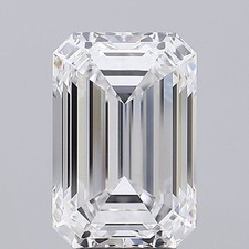 Emerald Diamond Lab Grown GIA Certified VS1 Clarity E Grade 5.7 Ct 877.89 per carat