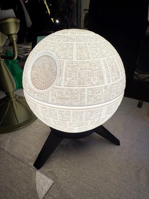 Todessternlampe Starwars Star Wars  3D 3d gedruckt Lampe LED Nachttisch Deko