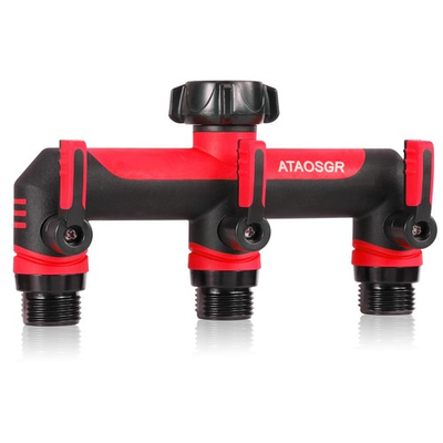 #ad Garden Hose Splitter 3 4quot; 3 Way Tap Splitter Hose Connect Splitter Connects... $18.55