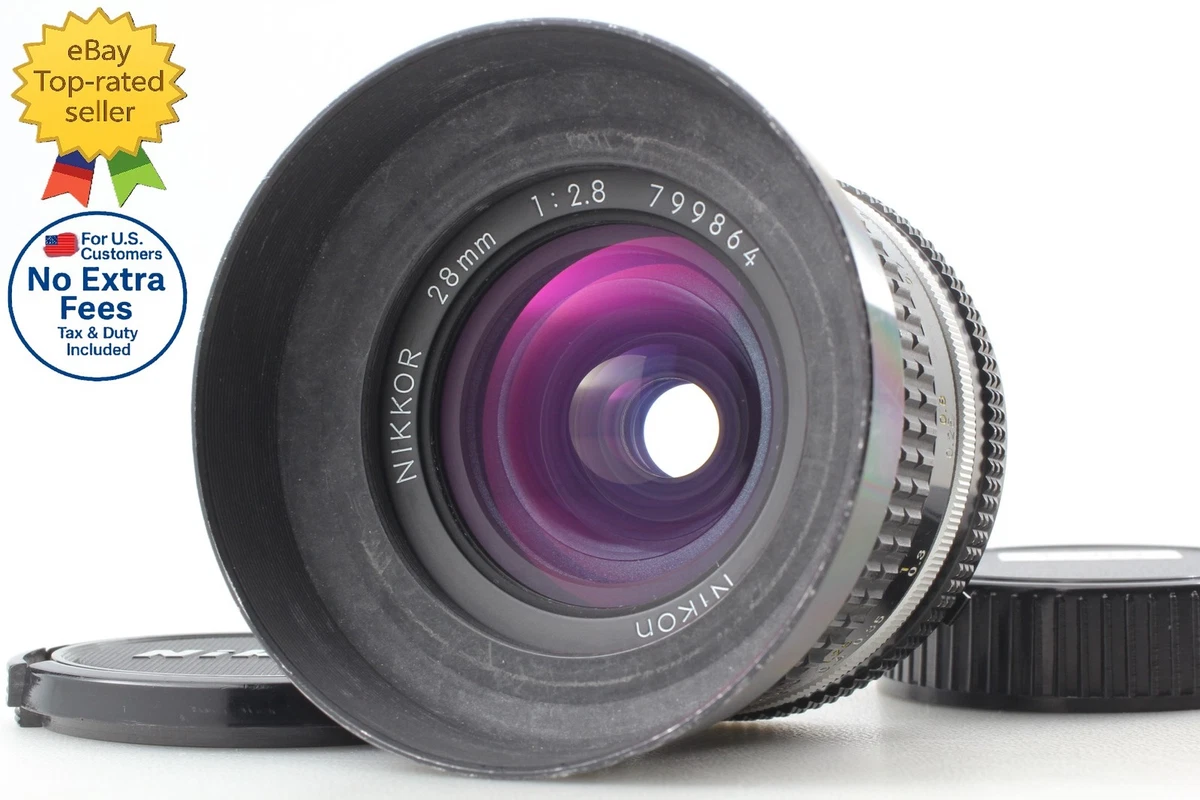 Nikon AI-S f/2.8 Camera Lenses 28mm Focal for sale | eBay