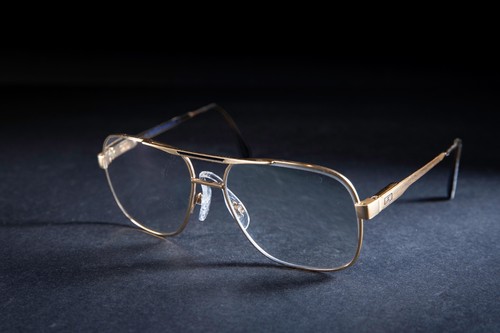 Vtg Safilo Elasta 3022/P Gold Aviator Frames Italy 58-16-145 Men’s - Large