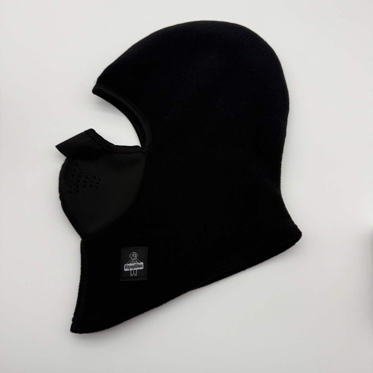 RefrigiWear Polartec Balaclava L/XL Black Fleece Face Mask Cold