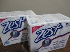 2 Pks of 3 = 6 Bar Zest Whitewater Fresh Family Deodorant Bars Soaps 4 oz