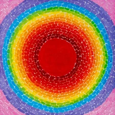 Alma Thomas: A Fantastic Sunset 22x30 Archival Quality Fine Art Print