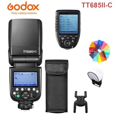 Godox TT685II-C TTL HSS Blitz Blitzgerät für Canon +Xpro Drahtloser Blitzauslöse