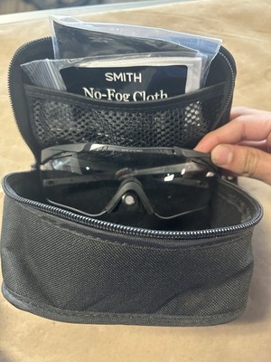 Used Smith Optics AEGIS SPECTACLE Eye Shield Safety Glasses Kit Black Frame