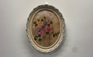 Marty Bell Westminster Roses Signed Limited Edition 312/750 Canvas Art 19x15