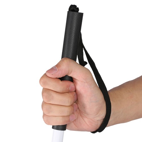 127 cm 4-teiliger faltbarer Gehstock aus Aluminiumlegierung für Blinde - Bild 19 von 22