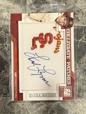 2009 Donruss Elite Extra #47 Fred Lynn Collegiate Patches Autographs #/125