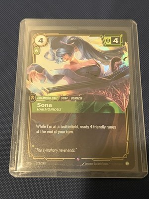 Sona - Harmonious Riftbound [Origins] #073 Foil Near Mint