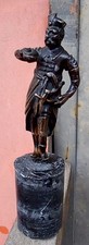 Antique Orientalist Bronze Sculpture - 19th Century French  - Soldier