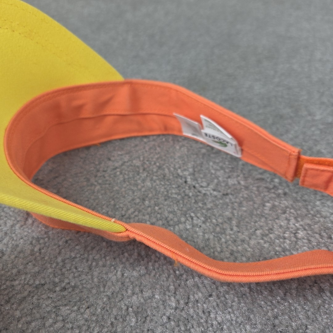 Lacoste Visor Hat Cap Adjustable Embroidered Spel… - image 7