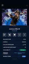 Jackson Merrill Digital Bunt Pristine Blue Precisionaries Legendary /75