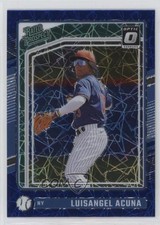 2024 Donruss Optic Rated Prospects Blue Velocity Prizm Luisangel Acuna #175 d4y