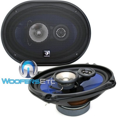 HELIX DARK BLUE 69-MKII 6'' X 9'' 3-WAY TWEETERS 100W 4-OHM COAXIAL SPEAKERS NEW