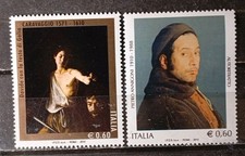 AP079 - ITALIA  2010 - Caravaggio e Annigoni MNH